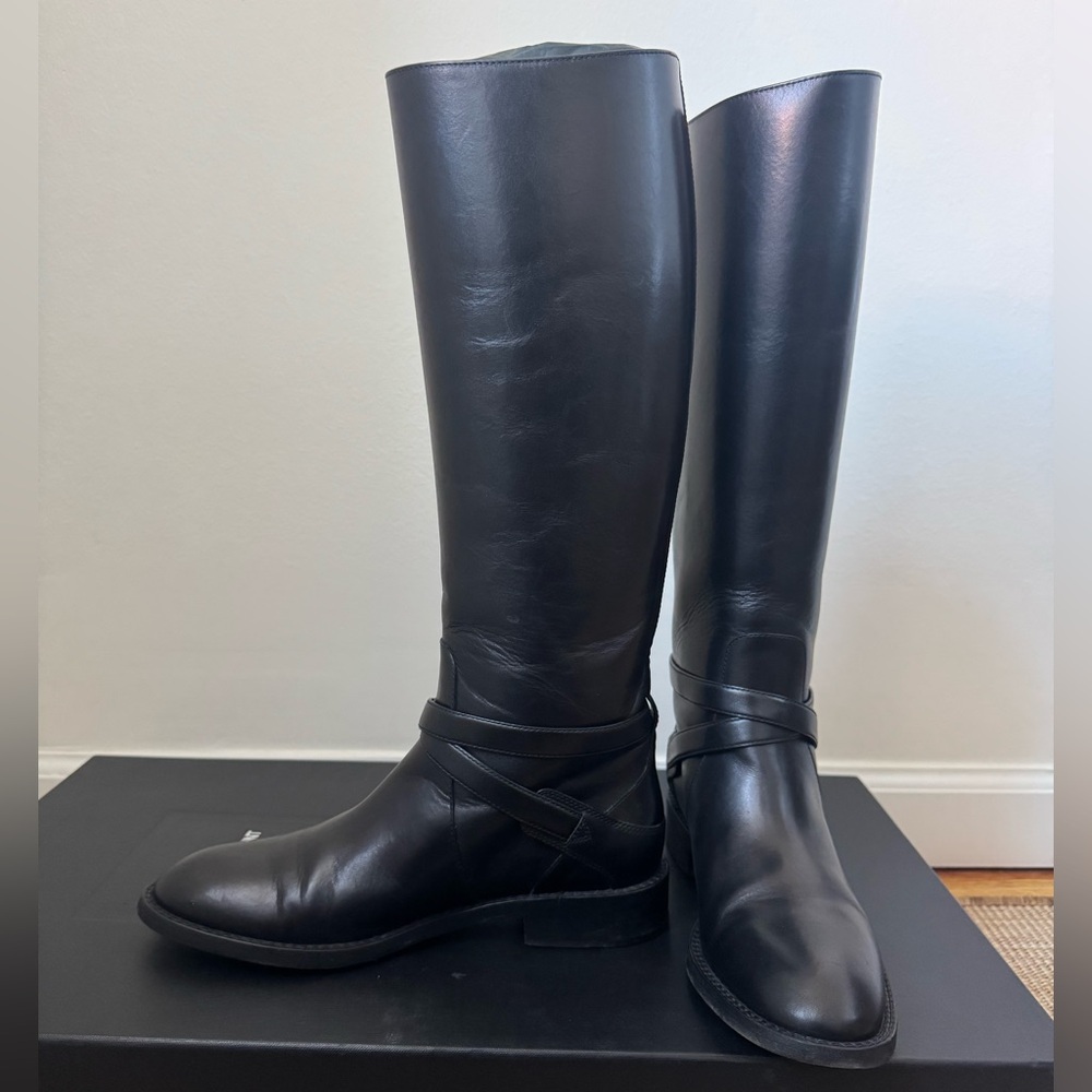 Saint Laurent Cavaliere Riding Boots - Picture 8 of 13